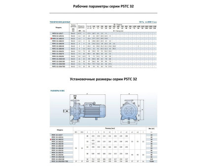 Насосный агрегат моноблочный фланцевый PURITY PSTC 32-160/15