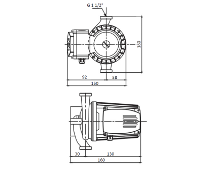 Циркуляционный насос Shinhoo Basic S 25-8S