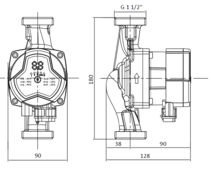 Циркуляционный насос Shinhoo Master S 25-4