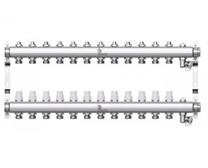 Коллектор нерж. Wester W903 1-3/4 в сборе на 12 выходов с 2 заглушками