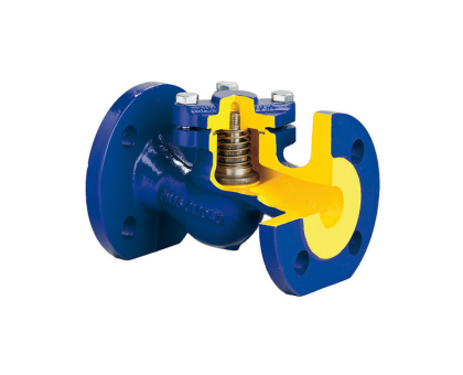 Клапан обратный подъемный чугун 287A Ду 250 Ру16 фл Zetkama 287A-250-C-31