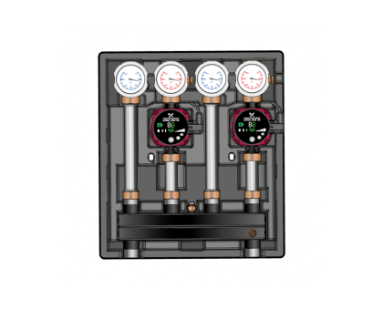 Meibes Насосно-смесительный модуль Kombimix 2 UK_UPM3 Hybrid 15-70* ME 26103.3(M26103.3RU)