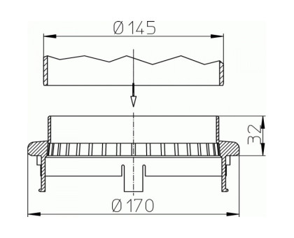 Дренажное кольцо Hutterer & Lechner (дренажный фланец)