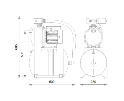 Насосная установка Grundfos JP 5-48 PT-H