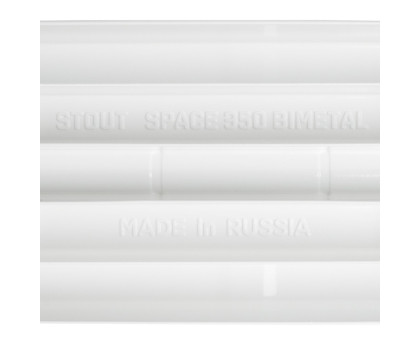 Биметаллический секционный радиатор Stout Space 350 10 секций RAL9016 (SRB-0310-035010)