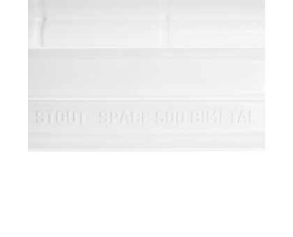 Биметаллический секционный радиатор Stout Space 500 14 секций RAL9016 (SRB-0310-050014)