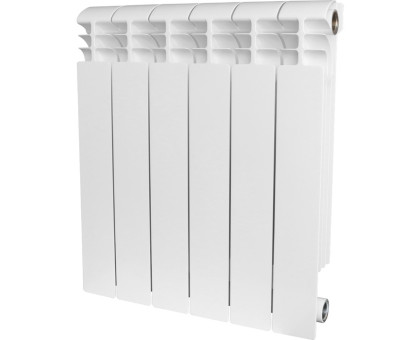 Биметаллический секционный радиатор Stout Vega 500 12 секций (белый RAL 9016) (SRB-1310-050012)